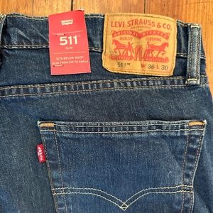 NWT Levi's Men's 511 Slim Jeans | 36 x 30
